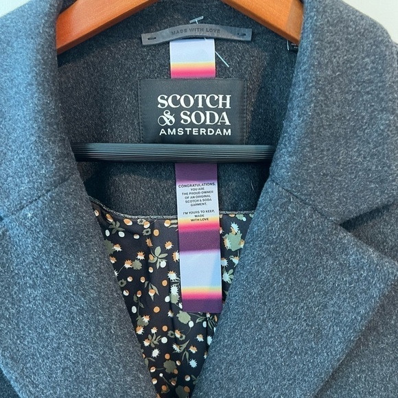Scotch & Soda Single Breasted Midi Coat - Picture 4 of 16